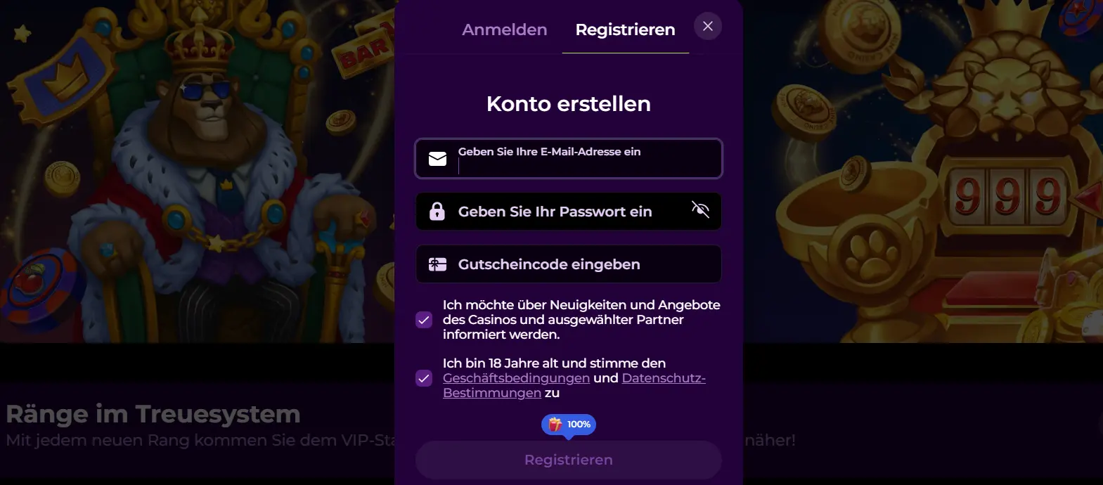 playzini casino registrieren